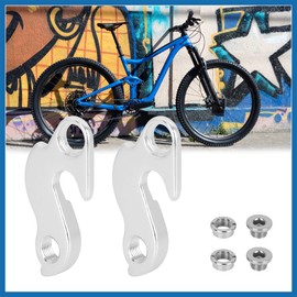 A ABSOPRO 2pcs Tail Hook Rear Derailleur Hanger for Bicycle Bike Item Replacement
