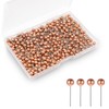 Shpucise 400Pcs World Map Push Pins Round Drawing Pins, Travel