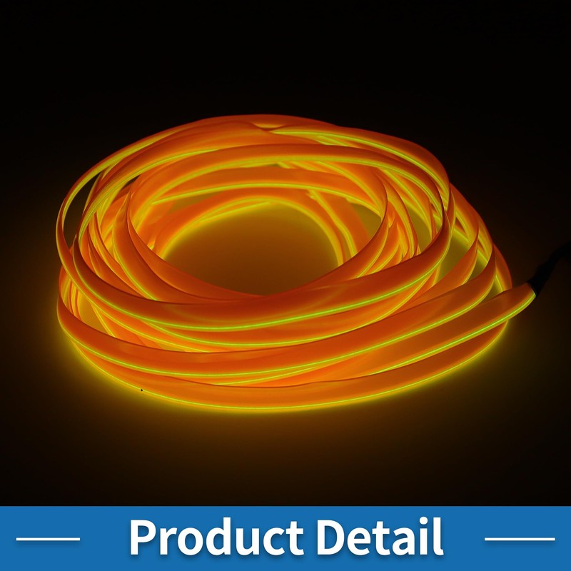 A ABSOPRO 5m EL Wire Cable LED Glow String Light