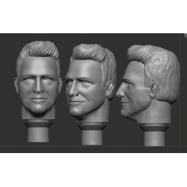 CUSTOM MEGO SCALE  EDWARD NORTON FIGHT CLUB RESIN HEAD for 8" INCH FIGURE