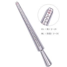 AmoYoung Ring Gauge, No. 1 - 30 Japanese Standard & 4 Different International Standards for Ring Gauges, Professional Jeweler Supervision, Ring, Size Gauge