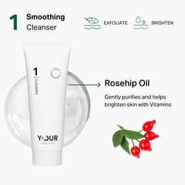 Y'OUR Essential 3-Step Anti-Aging Kit, Valentine’s Day Gift Set, Hydrating Cleanser, Hydration Cream, Advanced Retinol Eye Cream for Wrinkle Reduction & Deep Hydration