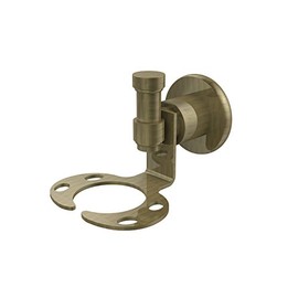 Allied Brass WS-26-ABR Washington Square Collection Tumbler and Toothbrush Holder, Antique Brass