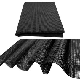 Anti Slip Rug Underlay, PVC Cuttable Anti Slip Mat,Multipurpose Non Slip Matting,Anti Slip for Hard Floors,Black Kitchen Drawer Shelf Liner,Rug Anti Slip Rug Underlay for Home,Office,Cars (150*200CM)