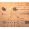 Maglite "AAA" Mini Maglite 2 Cell and Solitaire Replacement Contact
