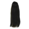 Doll Long Straight Wigs Dual Color Simulation Soft High Temperature