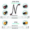 Ebike Extension Cable 2/3/4/5/6 Pin Waterproof Plug Female to Male