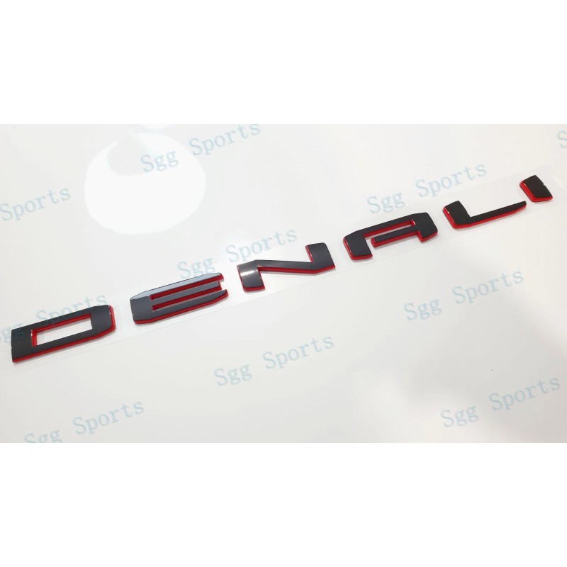 GMC 4pcs GMC 2021-2023 Yukon Yukon XL Gloss Black Red