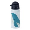 sigikid 25383 Stainless Steel Whale Drinking Bottle, 400 ml, Recommended
