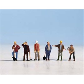 Noch 15110 Construction Workers 6/ H0 Scale Figures