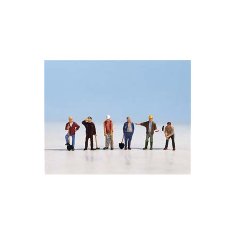 Noch 15110 Construction Workers 6/ H0 Scale Figures