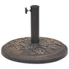 GeoHome Round Umbrella Base | Outdoor Umbrella Stand | Parasol