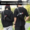 TOMVAES Adjustable Running Waist Pack, Oxford Fabric Hydration Belt Bag,
