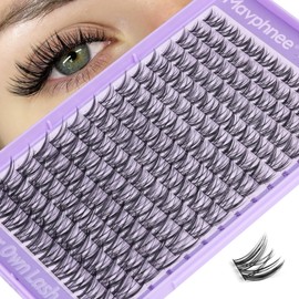 Natural Lash Clusters Wispy Cluster Lash Extensions Spiky Eyelash Extensions Fairy Individual Lashes Clusters Anime Eyelash Clusters CC-Curly Wider Band DIY Lash Value Pack (150Pcs, 10-18MM)