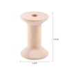 10pcs Wooden Empty Spool 47mm x31mm Empty Thread Spools Wire