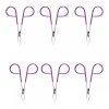 Curtis 6pzs Maxi Pinza Para Depilar Cejas Lady Curtis 57lc