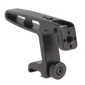 FOTGA Mini Top Handle Grip with 1/4"-20 Screws for Easy Vlogging Camera Cage Rig (Black)