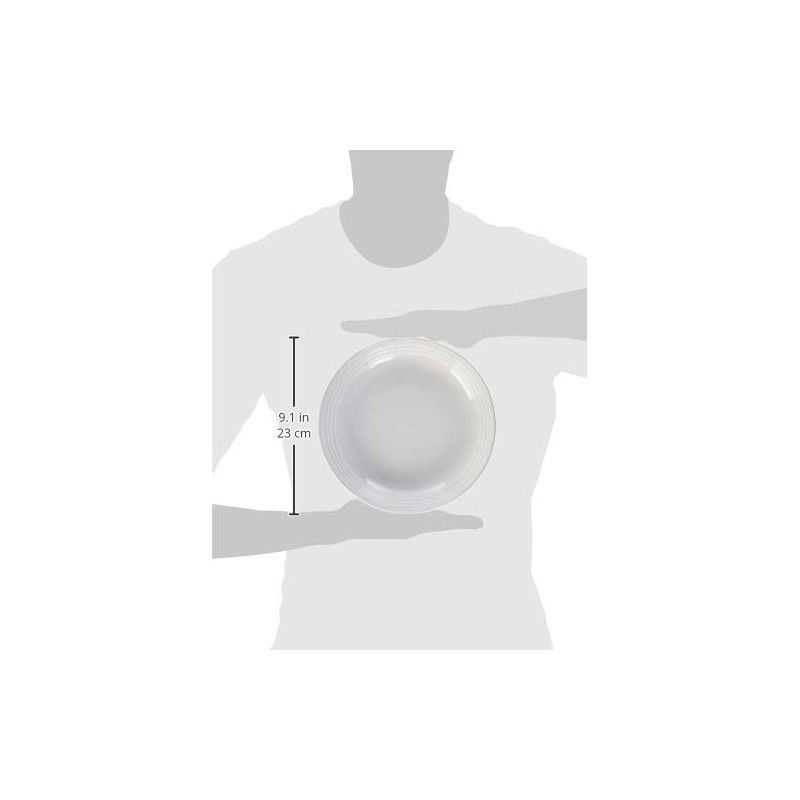 Le Creuset Stoneware Set of 4 Pasta Bowls, 8.5" each,