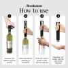 Brookstone Electric Wine Bottle Opener Automatic Corkscrew Black Gift Idea