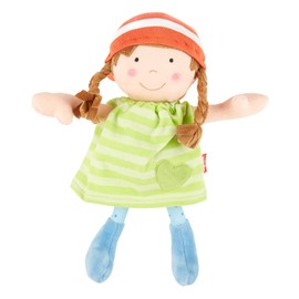SIGIKID 39410 Doll Small Softdolls Girls Baby Toy Recommended from 6 Months Green