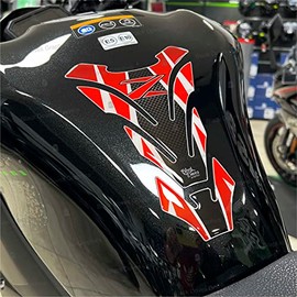 Tank Pad Resin Tank Pad Compatible with Motorcycle Kawasaki Z750 Z1000 Z750 Z