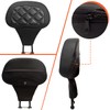 FOVPLUE Adjustable Rider Backrest, Detachable Plug-in Driver Backrest Pad w/Mounting
