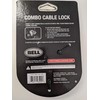 Bell Sports,Inc. Combo Cable Lock 8 mmx5 ft