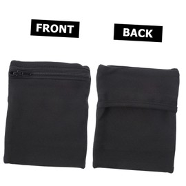 WOONEKY Outdoor Fitness Arm Bag Lightweight Zippered Phone Holder Secure Wrist Wallet for Running Hiking Music Festivals and Travel Stretchy