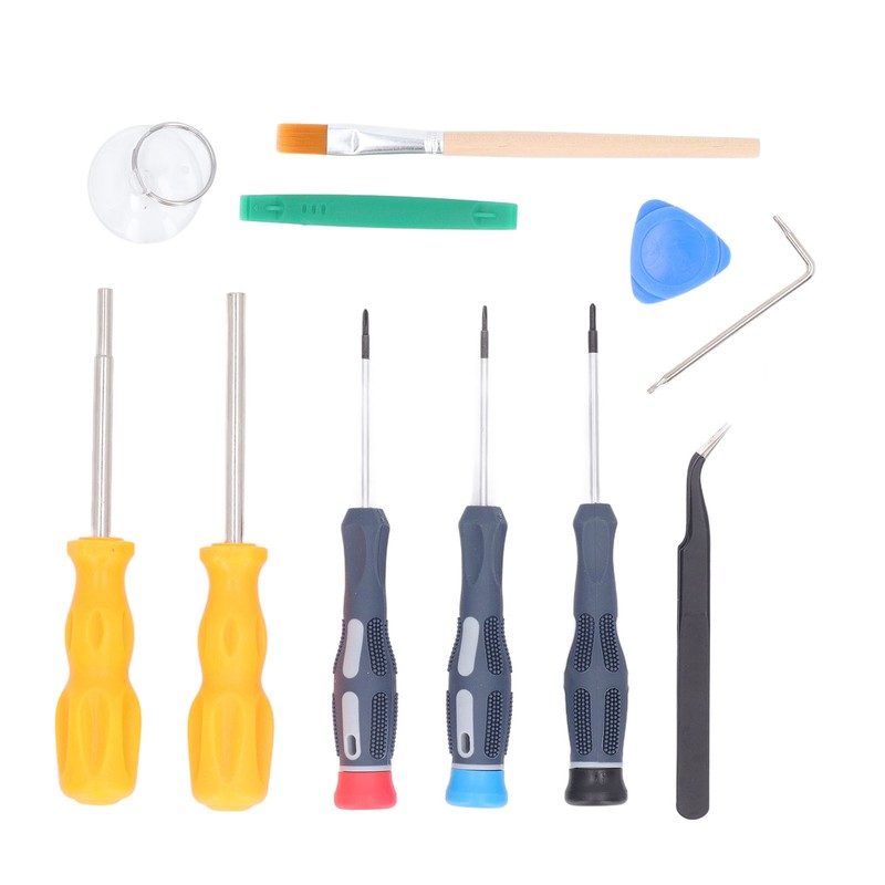 5PCS Small Screwdrivers Multifunctional Wrench Tweezers Brush Pry Plates Disassembly