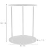 Clear Acrylic Plant Stand Round Top Corner Holder Planter Flower
