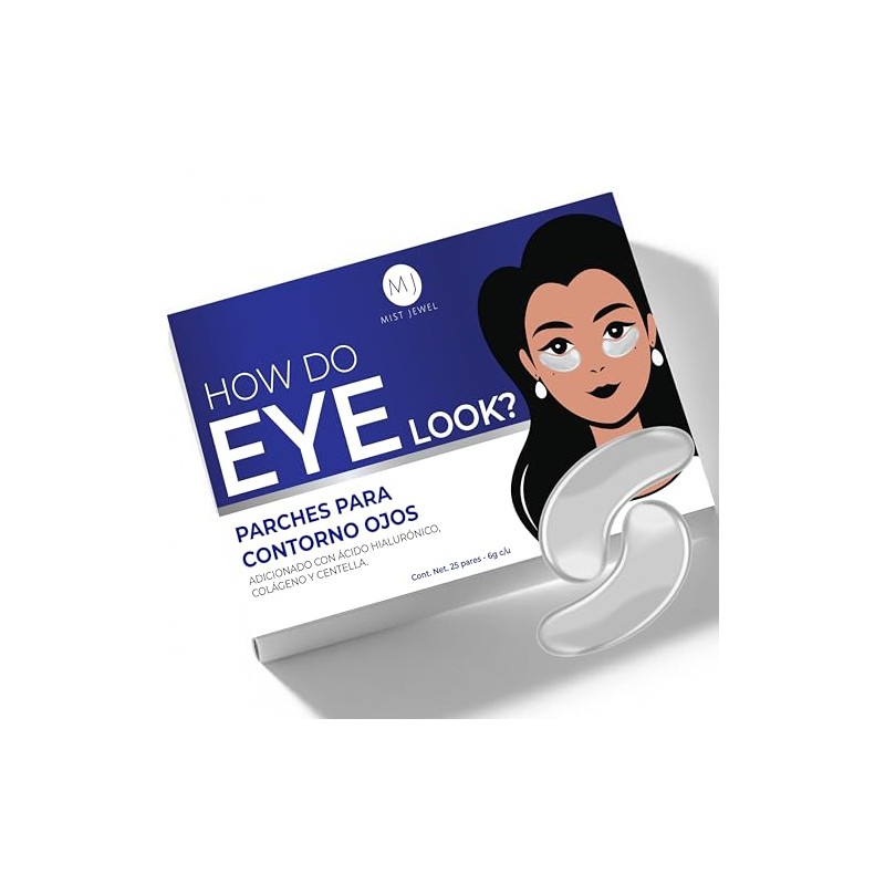 Parches (Eye patches) para contorno de ojos anti-ojeras y mirada