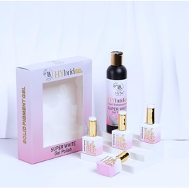 HYBA Super White Hybrid Gel Polish Refill Kit