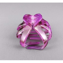 Purple Octopus Hair Clip Big Spider Barrette Plastic Claw Clamp Cheetah Leopard Colored Hair Clips For Women Girls