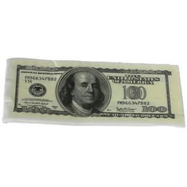 10 Double Veiled Napkins Party Birthday Theme Banknote 100 Dollars 34 x 33 cm