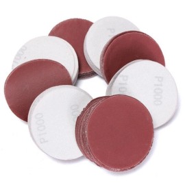 HILDA 3 Inch 30pcs Abrasive Sand Discs Sanding Paper Mix 1000, 2000, 3000 Grit