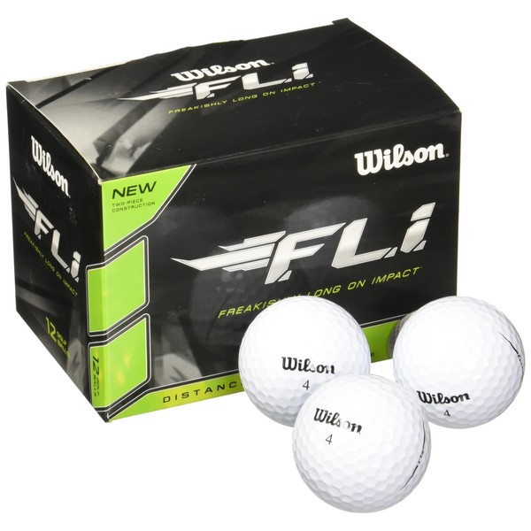 Wilson Staff F.L.I. Golf Balls (Pack of 12) White