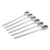Cuchara de Acero Inoxidable con Mango Largo de 6 uds.,