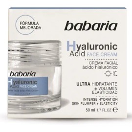 Crema Facial Acido Hialurónico 50 Ml Babaria Vegana