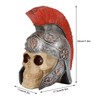 Resin Soldier Skull Modeling Statue Skeleton Sculpture Home Desktop Decoration