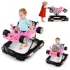 Honeyjoy 4-in-1 Foldable Baby Walker w/ 3-Level Adjustable Height Detachable