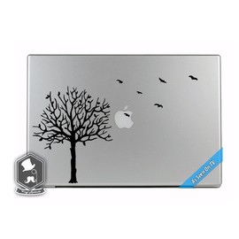 MacBook TV Commercial Birds Flying Out of a Tree Overlay Vinyl Decal Sticker Skin Mac Book Air Pro Laptop Notebook People Love
