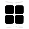 4 Electrodos 5x5 Tens Caretec Iv Besmed Dr. Hos Globus