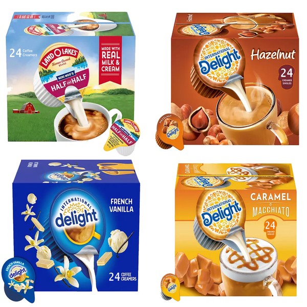SOUTHERN BASICS Premium Coffee Creamers Liquid Creamer Singles Variety Pack,
