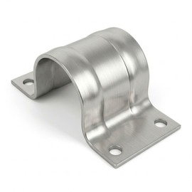 PremiumX Mast Clamp 48-50 mm 4-Hole Steel Mast Bracket Pipe Clamp SAT Antenna Mast Mounting Accessories