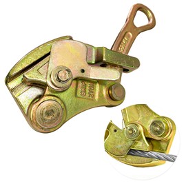 YATOINTO 4400lb Cable Grip Steel Wire Puller 2 Ton, Cable Puller Tool for 4-22 mm Wire Rope, Multifunctional Pulling Tightening Tool with Swing Latch (2T)