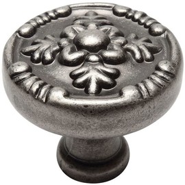 Cosmas 9465WN Weathered Nickel Cabinet Hardware Round Knob - 1-1/4" Diameter