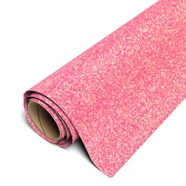 Siser Glitter HTV Rollo de vinilo de transferencia térmica para planchar (coral arcoíris)