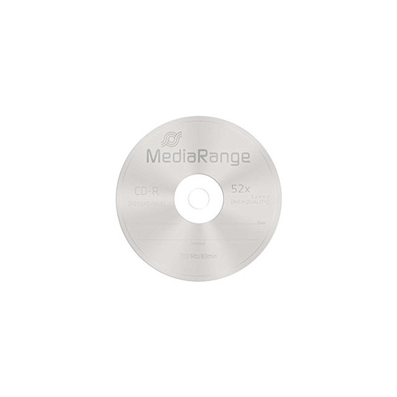 MediaRange MR201 CD-R Rohlinge (52x High-Speed, 700MB/80 min., 25-er Spindle)