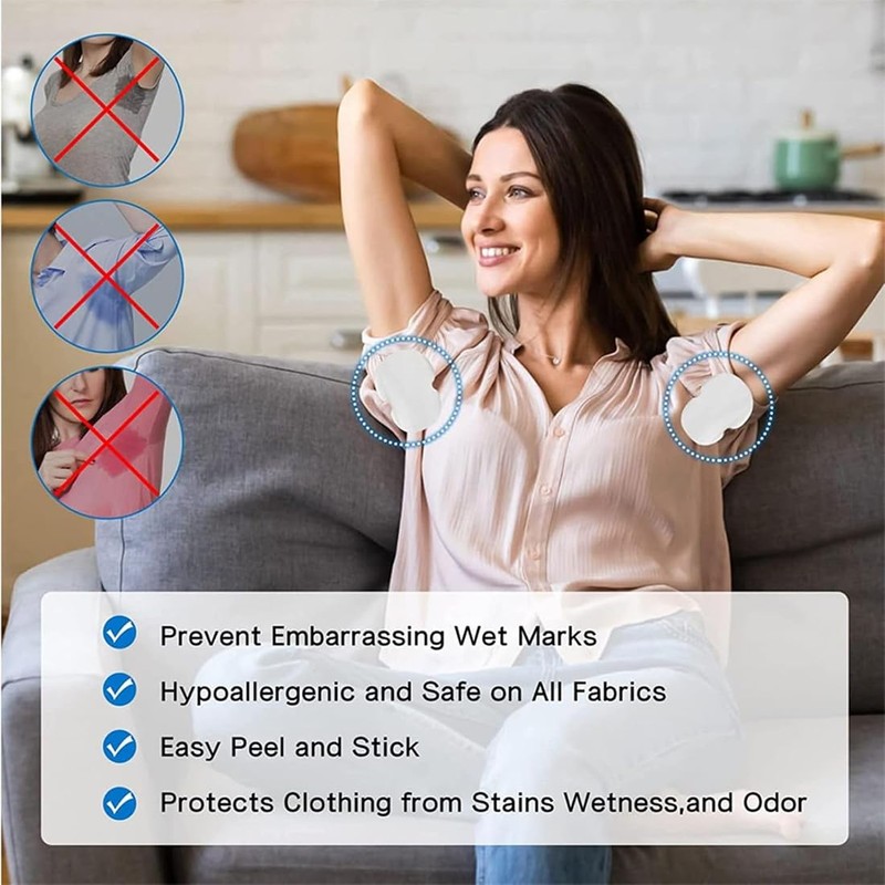 DILYUPE Achselpads 60 Stück Achsel Schweißpads Achselpads Damen Herren Anti