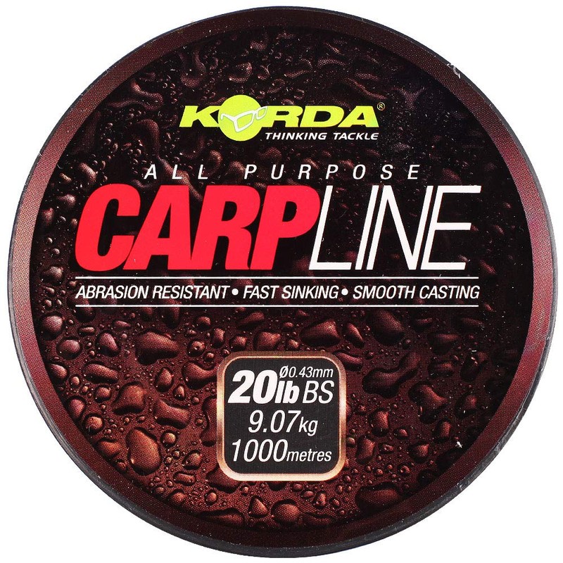 Korda Carp Mono - 20lb Green / 1000m 0.43mm